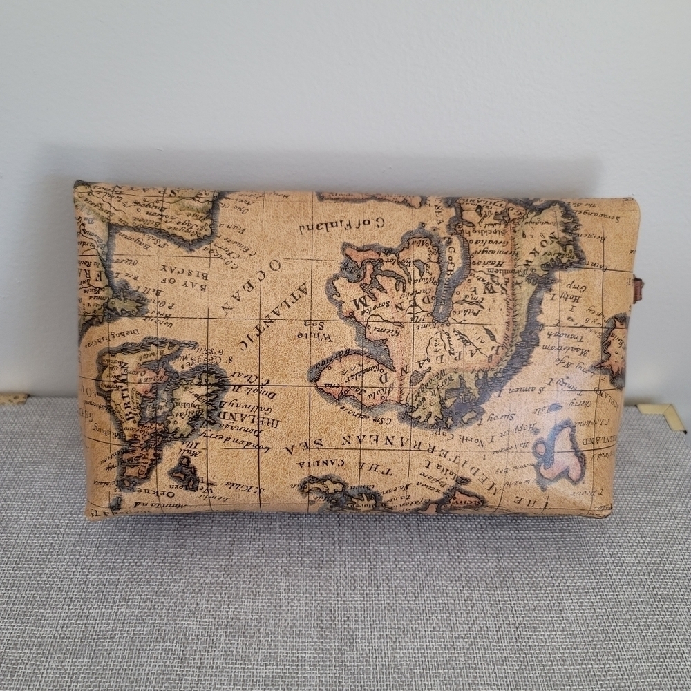 New Patricia Nash Valerie European Map Fold Over Handbag P715414 - Picture 6 of 6